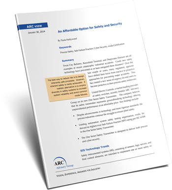 White Paper – An Affordable Option for Safety and Security